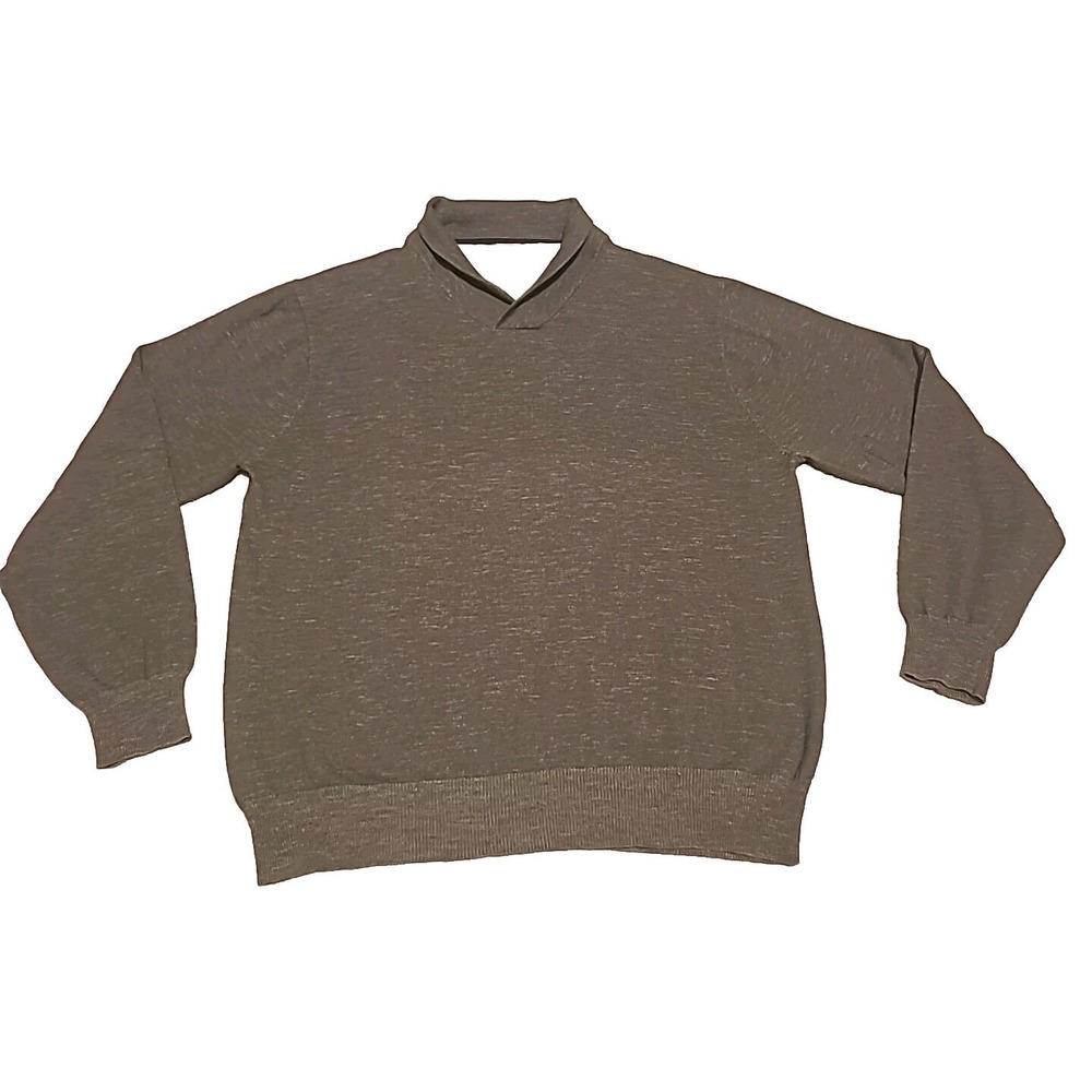 Original Weatherproof Vintage Knit Sweater Green Pullover Sweater Mens XL Cotton